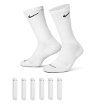Chaussettes de training mi - mollet nike everyday plus cushioned (6 paires) - blanc