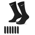 Chaussettes de training mi - mollet nike everyday plus cushioned (6 paires) - noir