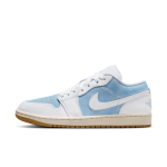 Chaussure air jordan 1 low se pour femme - bleu