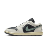 Chaussure air jordan 1 low pour femme - gris