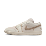 Chaussure air jordan 1 low se pour femme - marron