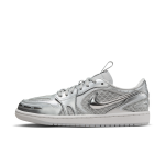 Chaussure air jordan 1 low method of make pour femme - gris