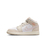 Chaussure air jordan 1 mid se pour ado - marron