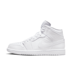 Chaussure air jordan 1 mid - blanc
