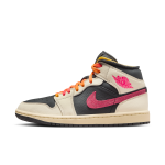 Chaussure air jordan 1 mid se edge pour femme - marron