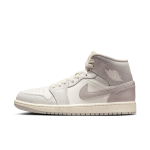Chaussure air jordan 1 mid se pour femme - gris