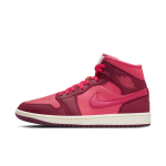 Chaussure air jordan 1 mid se pour femme - rouge