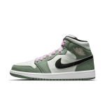 Chaussure air jordan 1 mid se pour femme - vert