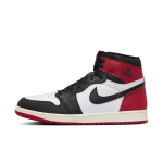 Chaussure air jordan 1 retro high og � black toe � pour homme - blanc