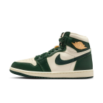 Chaussure air jordan 1 retro high og � pro green � pour femme - marron