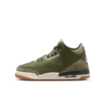 Chaussure air jordan 3 retro � medium olive � pour ado - vert