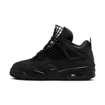 Chaussure air jordan 4 net pour femme - noir