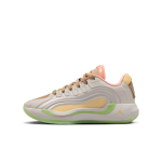 Chaussure de basket luka 4  light orewood and tangerine  pour ado - marron