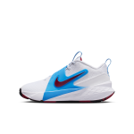 Chaussure de basket nike team hustle d 12 pour ado - blanc