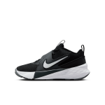 Chaussure de basket nike team hustle d 12 pour ado - noir