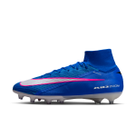 Chaussure de foot montante � crampons ag - pro nike mercurial superfly 10 elite - bleu
