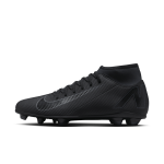 Chaussure de foot montante à crampons multi - surfaces nike mercurial superfly 10 club - noir Chaussure de foot montante à crampons multi - surfaces nike mercurial superfly 10 club - noir