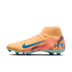Chaussure de foot montante  crampons nike mercurial superfly 10 academy  kylian mbapp  - orange