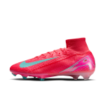 Chaussure de foot montante à crampons nike mercurial superfly 10 elite - rouge Chaussure de foot montante à crampons nike mercurial superfly 10 elite - rouge