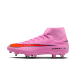 Chaussure de foot montante  crampons sg - pro nike mercurial superfly 10 academy - rose