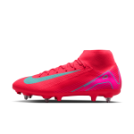 Chaussure de foot montante  crampons sg - pro nike mercurial superfly 10 academy - rouge