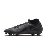 Chaussure de foot montante à crampons pour terrains secs - noir Chaussure de foot montante à crampons pour terrains secs - noir