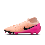 Chaussure de foot montante à crampons pour terrains secs - orange Chaussure de foot montante à crampons pour terrains secs - orange