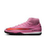 Chaussure de foot montante pour surface synthtique nike mercurial superfly 10 academy - rose