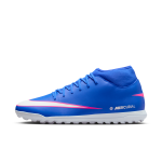 Chaussure de foot montante pour surface synth�tique nike mercurial superfly 10 club - bleu