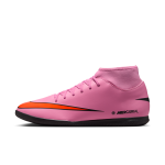 Chaussure de foot en salle montante nike mercurial superfly 10 club - rose Chaussure de foot en salle montante nike mercurial superfly 10 club - rose