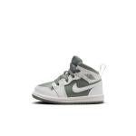Chaussure jordan 1 mid pour b�b� et petit enfant - blanc