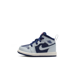 Chaussure jordan 1 mid pour bb et petit enfant - bleu