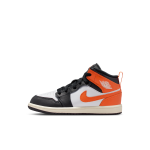 Chaussure jordan 1 mid pour jeune enfant - orange