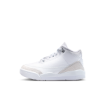 Chaussure jordan 3 retro pour jeune enfant - blanc
