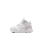 Chaussure jordan 3 retro  pure money  pour bb et tout - petit - blanc