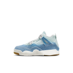 Chaussure jordan 4 retro  worn blue  pour enfant - blanc