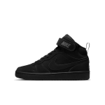 Chaussure nike court borough mid 2 pour ado - noir Chaussure nike court borough mid 2 pour ado - noir