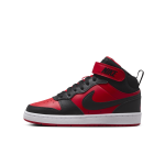 Chaussure nike court borough mid 2 pour ado - rouge Chaussure nike court borough mid 2 pour ado - rouge