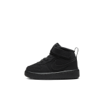 Chaussure nike court borough mid 2 pour bb et tout - petit - noir