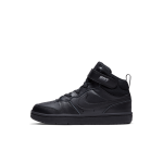 Chaussure nike court borough mid 2 pour jeune enfant - noir