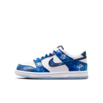 Chaussure nike dunk low x lego ; collection pour ado - blanc