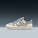 Chaussure nike dunk low x lego ; collection pour ado - blanc