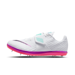 Chaussure de saut � pointes nike high jump elite - blanc