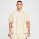 Chemise  manches courtes et boutons nike club pour homme - marron