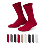 Coffret cadeau de chaussettes mi - mollet pour les f�tes jordan pour ado (9 paires) - rouge