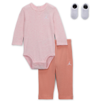 Coffret ensemble avec body à manches longues jordan baby essentials - orange Coffret ensemble avec body à manches longues jordan baby essentials - orange
