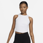 Dbardeur court dri - fit nike one fitted pour femme - blanc