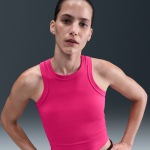 D�bardeur court dri - fit nike one fitted pour femme - rose