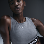 Débardeur court nike pro dri - fit pour femme - gris Débardeur court nike pro dri - fit pour femme - gris