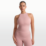D�bardeur dos nageur � col montant nikeskims matte pour femme - rose